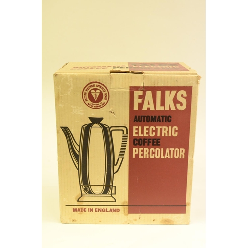 101 - Falks Vintage Boxed Coffee Percolator