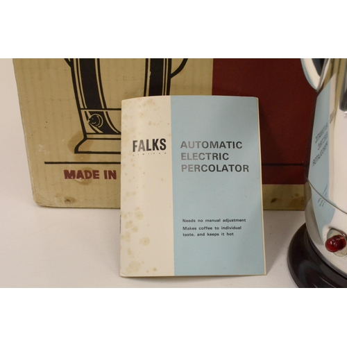 101 - Falks Vintage Boxed Coffee Percolator