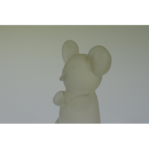 51 - Solid Frosted Glass Koala Bear