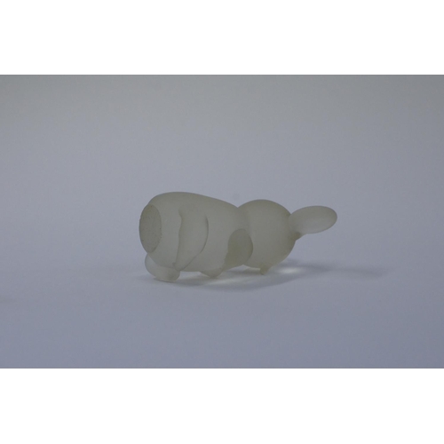 51 - Solid Frosted Glass Koala Bear