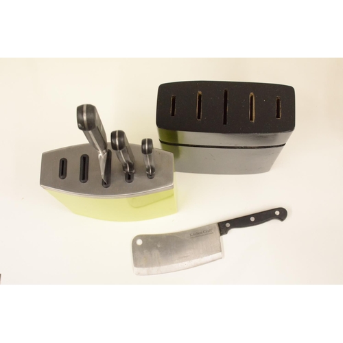 92 - 2 x Knife Blocks with a selection of Knifes