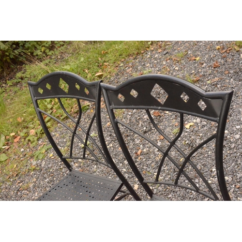 20 - A Pair of Metal Garden Chairs