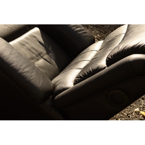 28 - Leather Recliner Chair