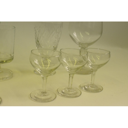 108 - large selection of Glasses including Crystal Vase