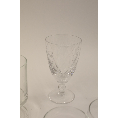 108 - large selection of Glasses including Crystal Vase