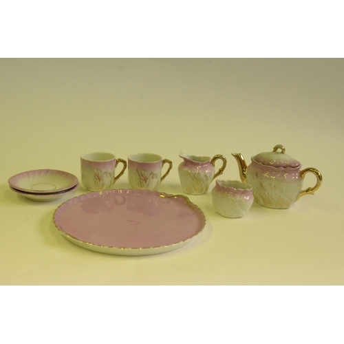 109 - Pink Vintage Miniature China wear Tea set