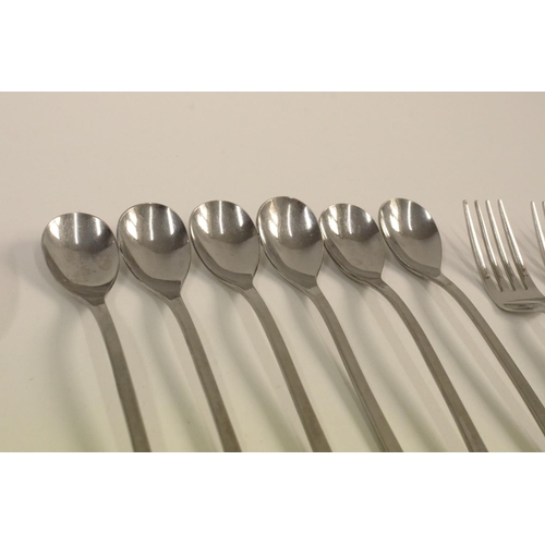 114 - A selection of Flatware knifes, Forks and Spoons