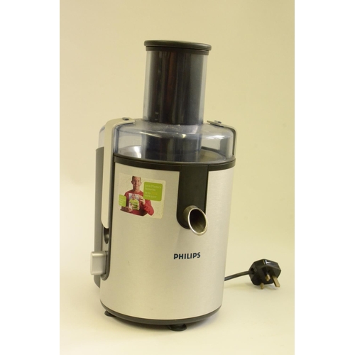 115 - Russell Hobbs Coffee Torino and a Phillips Juicer untested