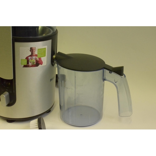 115 - Russell Hobbs Coffee Torino and a Phillips Juicer untested