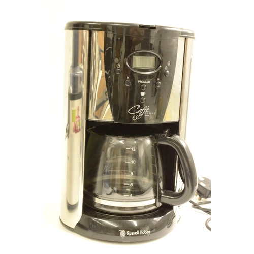 115 - Russell Hobbs Coffee Torino and a Phillips Juicer untested