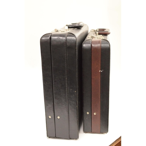 118 - 2 X Brief cases both Brand New 1 Black Berghof and the other Black/Tan Solingen