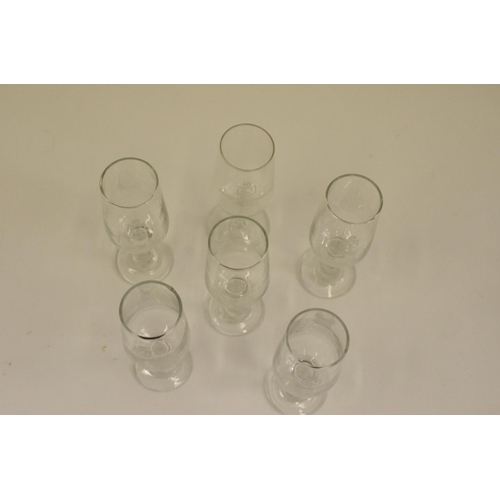 128 - 6 Domeco Liquor Glasses