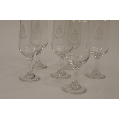 128 - 6 Domeco Liquor Glasses