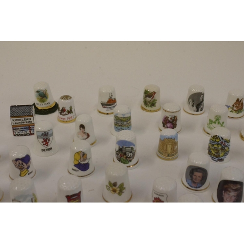 136 - A Large Collection of Thimbles