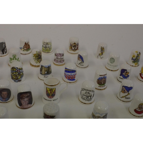 136 - A Large Collection of Thimbles