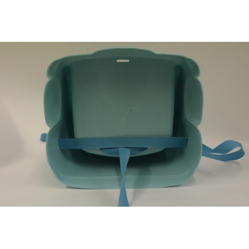 141 - 1 x Childs Booster Seat for Attaching to a Dinner Chair, hanging Busy Doing Nothing, A penguin Plate... 