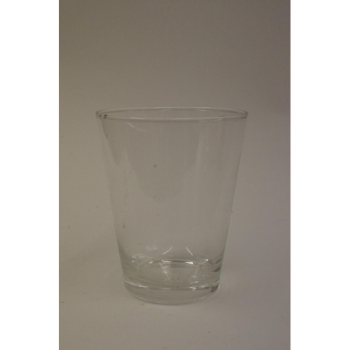 144 - 5 x Various Vases 3 Clear, 1 Yellow and 1 Green  Various Sizes