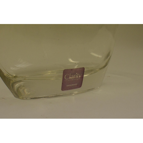 146 - a Clarity Glassware Handmade Vase