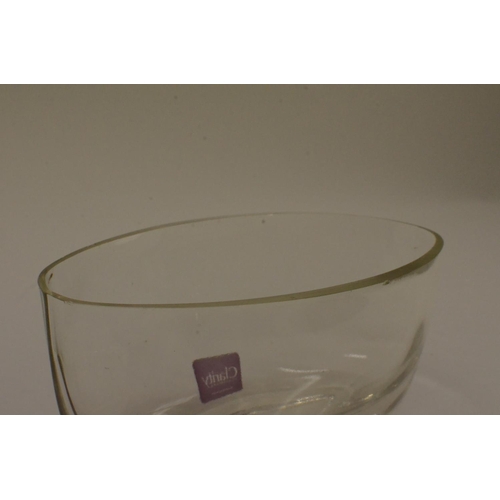 146 - a Clarity Glassware Handmade Vase