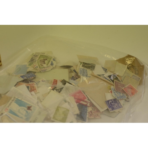 173 - Vintage Stamp Album and bag of Stamps