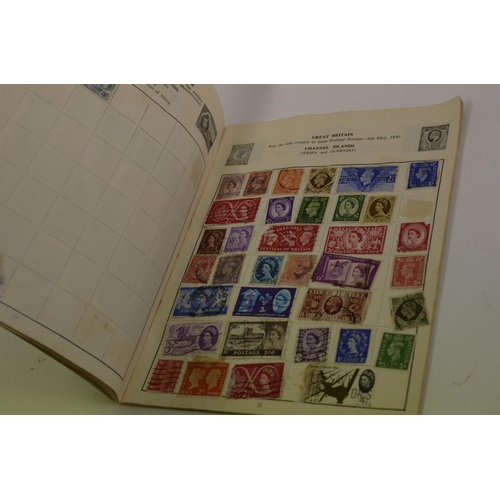 173 - Vintage Stamp Album and bag of Stamps