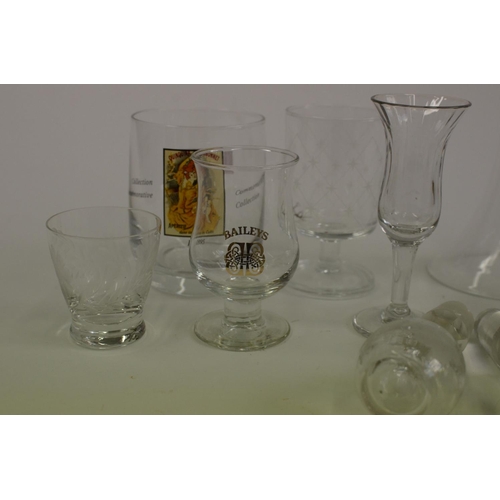 185 - A selection of Glassware and Bottle Stoppers