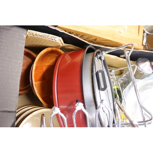 373 - Two Boxes of Kitchenalia Mixed  Great for a Rummage