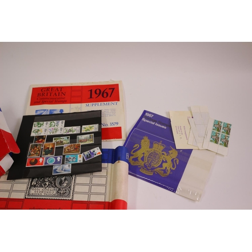 380 - Boxed Great Britain Stamp Collection Book 1960's Including Stamps