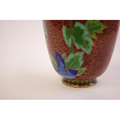 392 - Cloisonné Vase