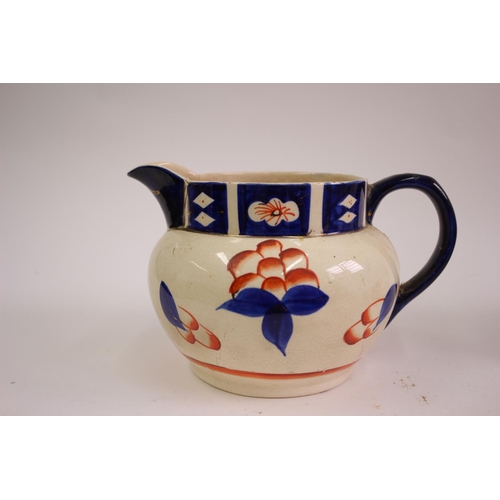 396 - 3 x Pitchers, Arthur Wood, Cottage Pottery and one Other