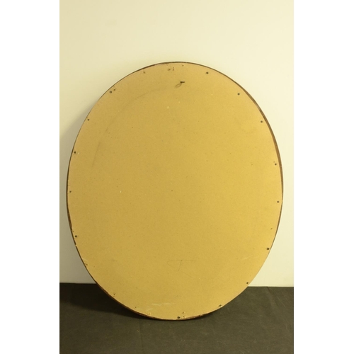 405 - Oval Ornate  Gold Mirror