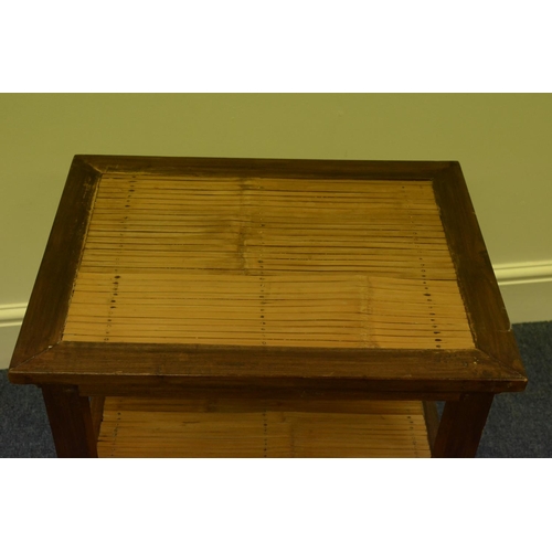 426 - Bamboo Top  Side Table
60cm wide 45cm depth 60cm high