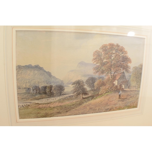 333 - A Delightful Watercolor Signed By W.Searle Framed and Glazed