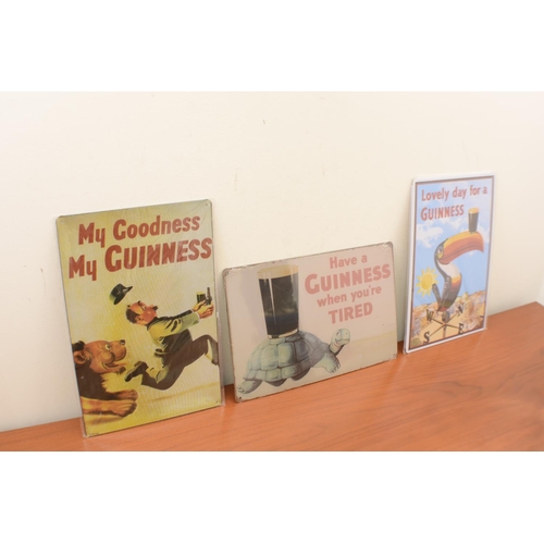 478 - 4 x Guinness Signs 30cm by 20cm