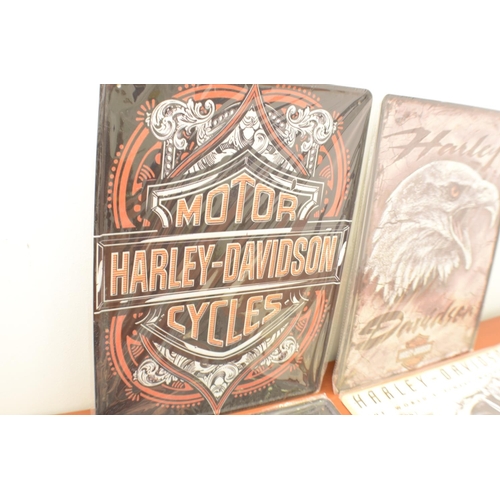 488 - 4 x Harley Davidson signs 40mx30m