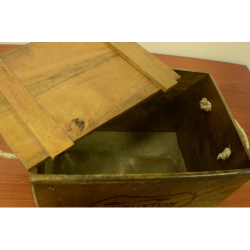 602 - Wooden Thruxton Storage Box