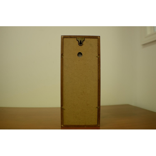 648 - Wooden Duck Coat Hanger with a Clock