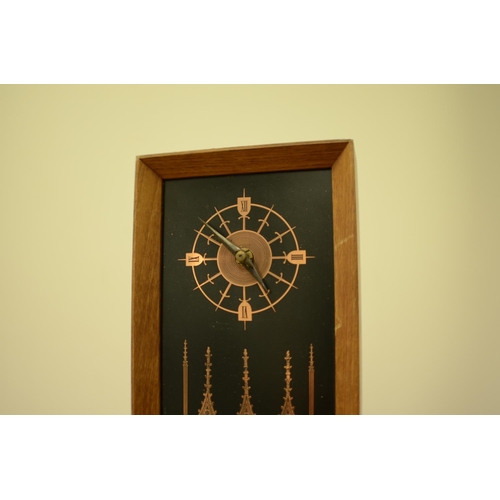 648 - Wooden Duck Coat Hanger with a Clock