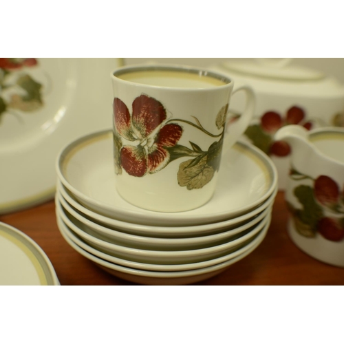 735 - Susie Cooper Tea Set including Sugar Bowl, Sandwich Plate, Side-plates, Cups and Saucers and a Milk ... 