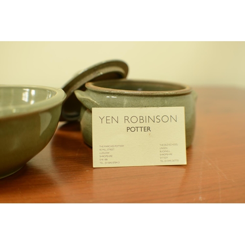 736 - Yen Robinson Pottery green