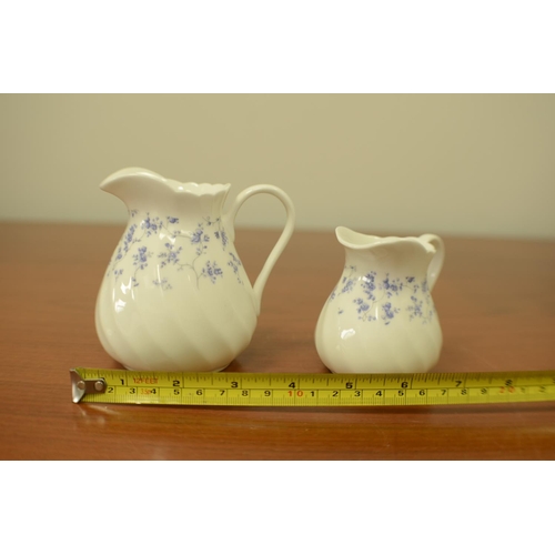 740 - Small Wedgewood Cream and Milk jugs Windrush design