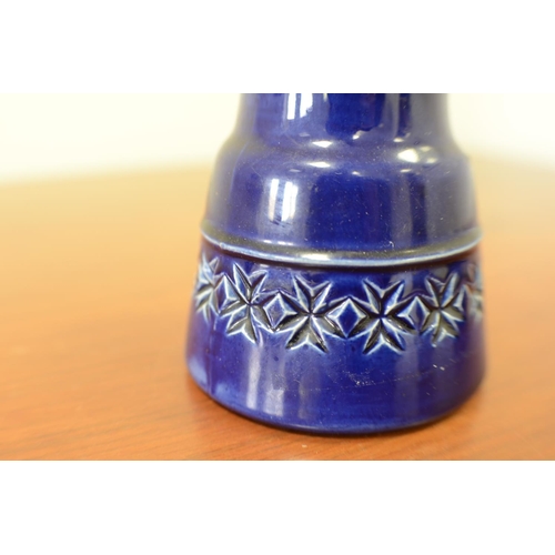 764 - A Portmeirion Stoke Samarkand Pulse Pot and Lid and Blue Pot with Cork Lid