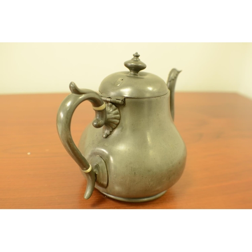 779 - Aged Metal or Tin Teapot