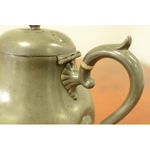 779 - Aged Metal or Tin Teapot