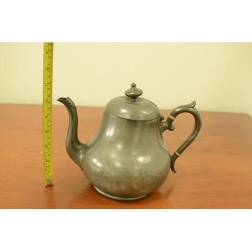 779 - Aged Metal or Tin Teapot