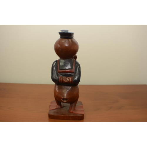 806 - Large Wooden Sailor Duck