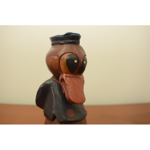 806 - Large Wooden Sailor Duck