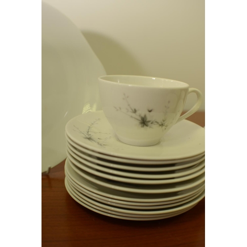 820 - Royal Daulton English Translucent China Greenbrier Set including Sandwich plate, side plates, milk j... 