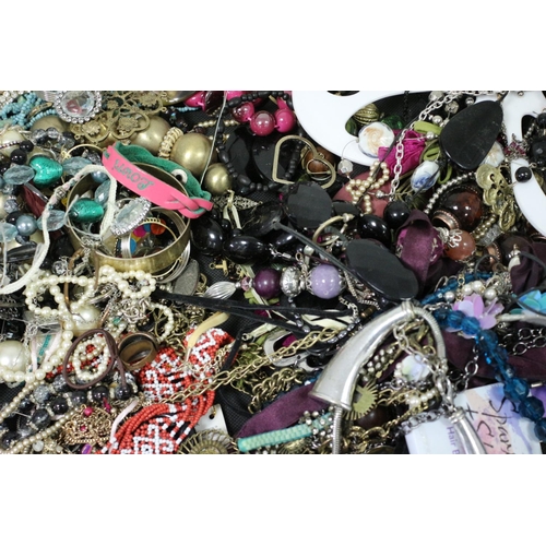 219 - A Bag of Costume Jewellery