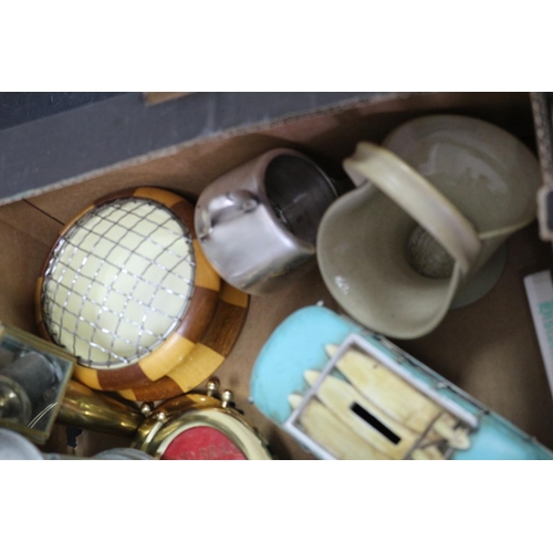 221 - A Mixed Lot of Items including Lamps, Cheese board plus More